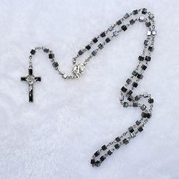 6mm religious Jesus Hematite Beads Rosaries (CR123)