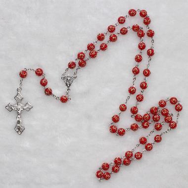 8mm Beads rosary necklace (CR232)