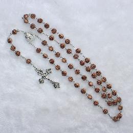 8mm Jesus Cross Rosary beads (CR260)