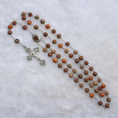 8mm High Quality Christian Rosary (CR264)