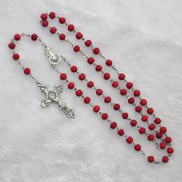 8mm catholic rosary beads craft metal (CR279)